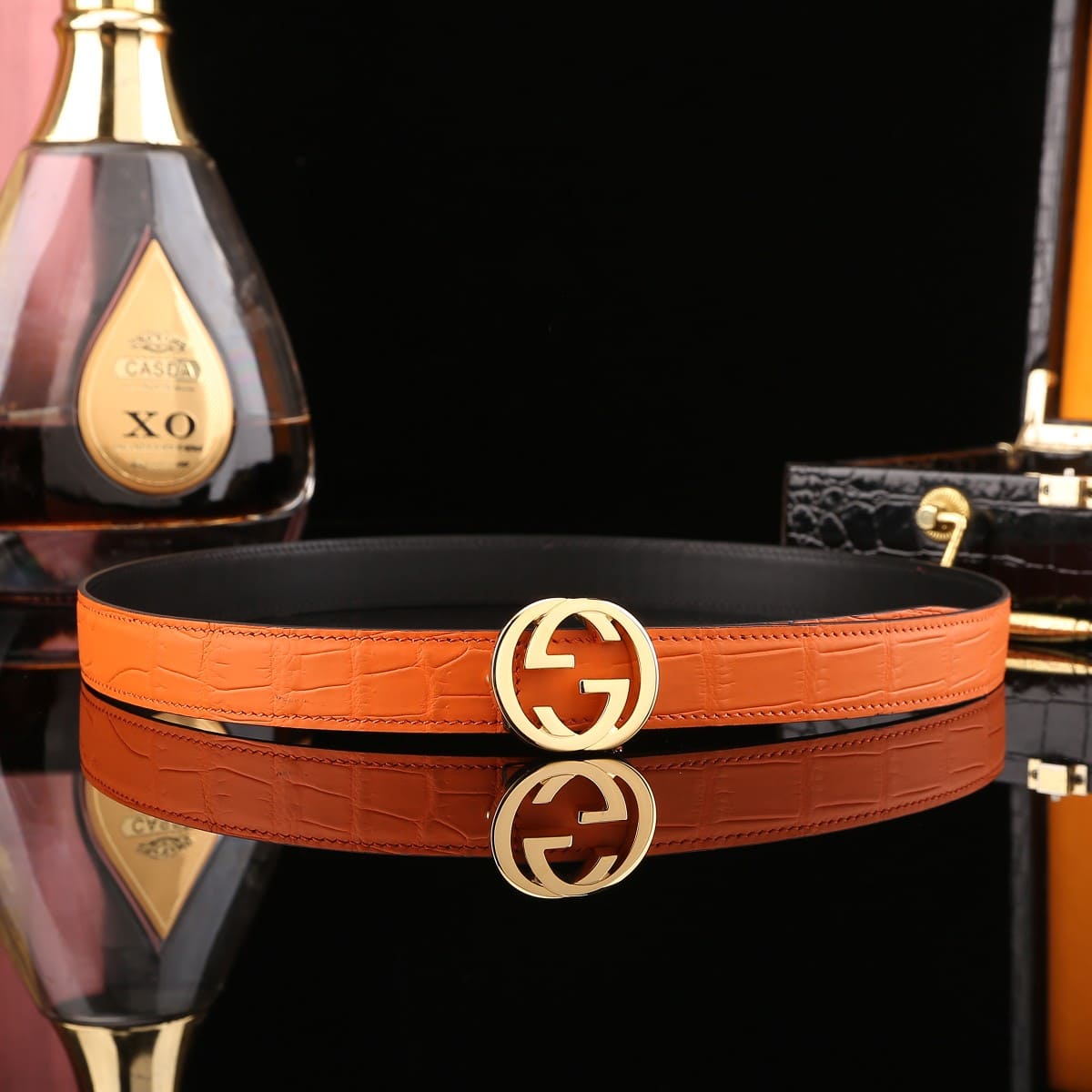 Alligator Belt | Women's Matte Water-Dyed Crocodile Leather Belt