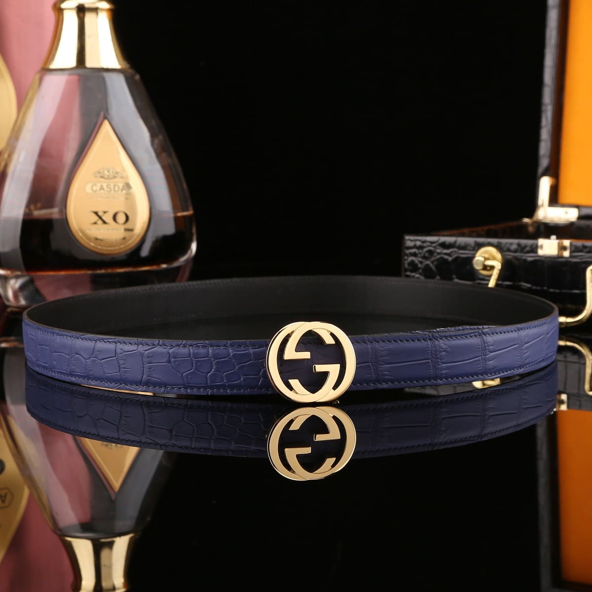 Alligator Belt | Women's Matte Water-Dyed Crocodile Leather Belt