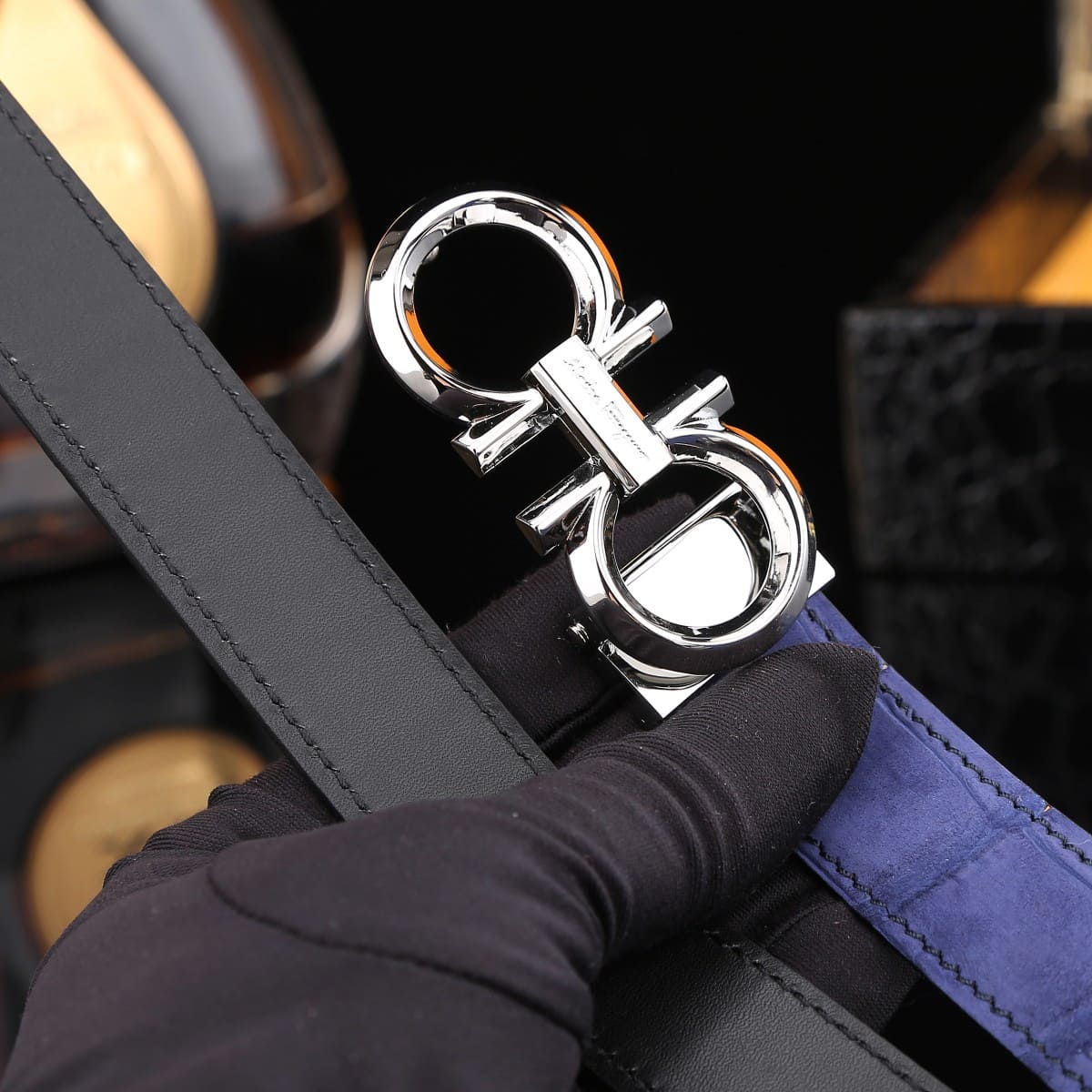 Alligator Belt | Women's Matte Nile Crocodile Belly Leather Belt