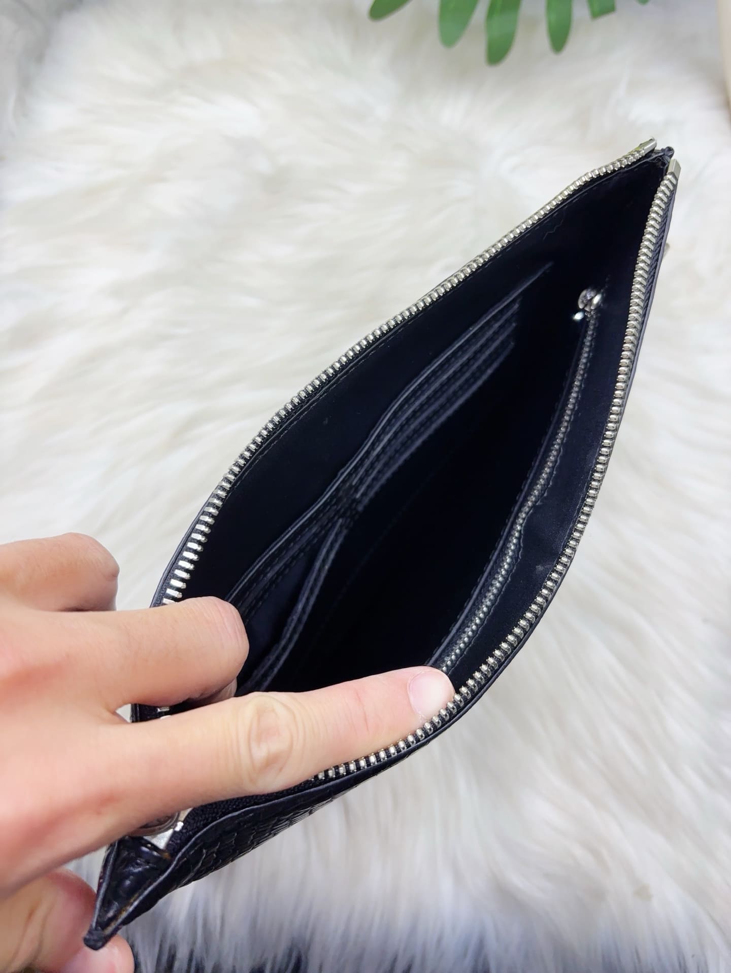 Crocodile Leather Mens Wallet Clutch – Luxury Crocodile Purse for Men
