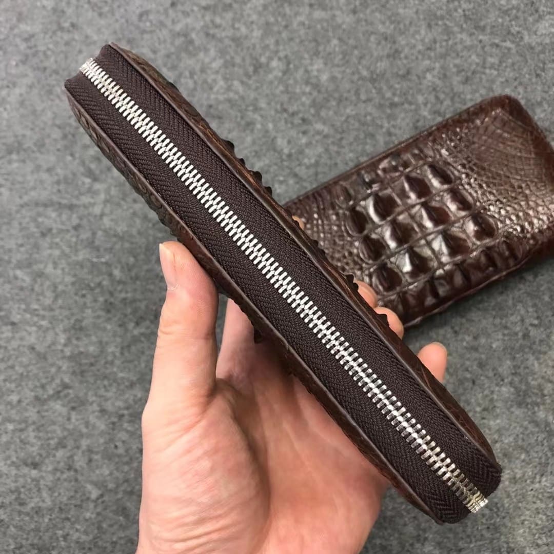Genuine Crocodile Leather Men's Wallet – Handcrafted Exotic Luxury