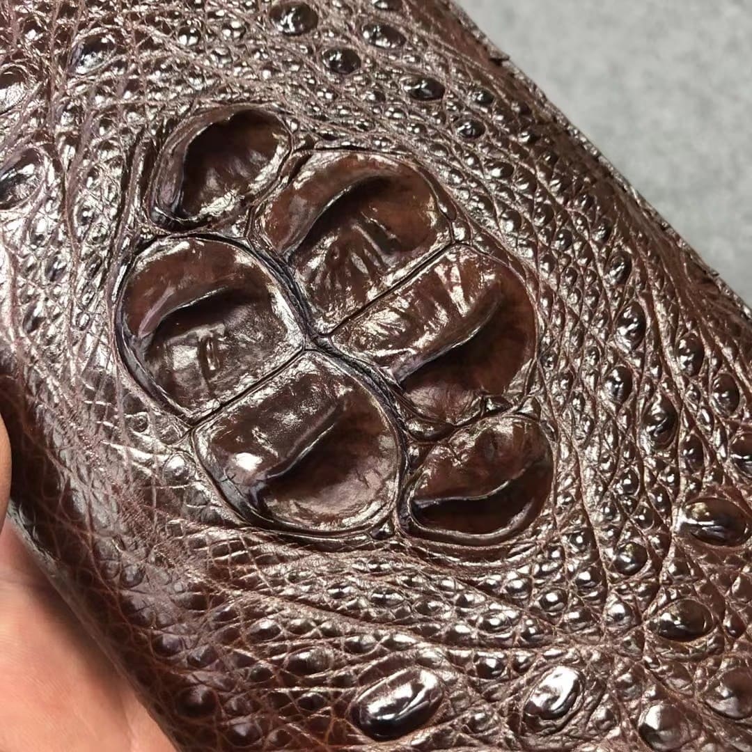 Genuine Crocodile Leather Men's Wallet – Handcrafted Exotic Luxury