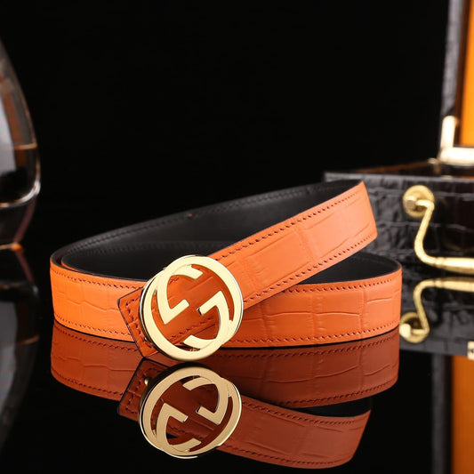 Alligator Belt | Women's Matte Water-Dyed Crocodile Leather Belt