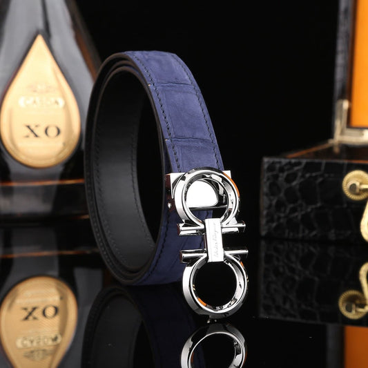 Alligator Belt | Women's Matte Nile Crocodile Belly Leather Belt