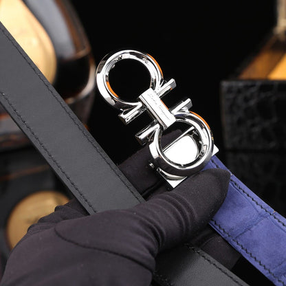 Alligator Belt | Women's Matte Nile Crocodile Belly Leather Belt