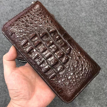Genuine Crocodile Leather Men's Wallet – Handcrafted Exotic Luxury