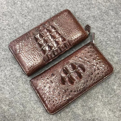 Genuine Crocodile Leather Men's Wallet – Handcrafted Exotic Luxury