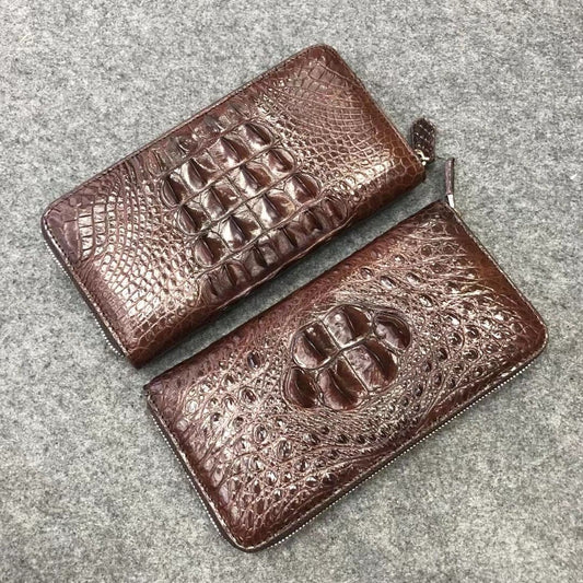 Genuine Crocodile Leather Men's Wallet – Handcrafted Exotic Luxury