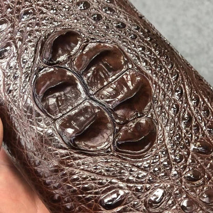 Genuine Crocodile Leather Men's Wallet – Handcrafted Exotic Luxury