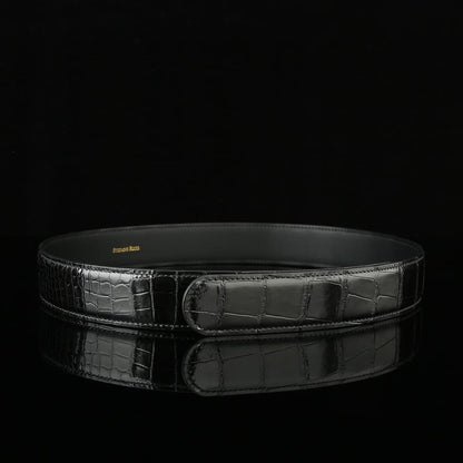 Mens Alligator Belt – Custom High Gloss Alligator Belt